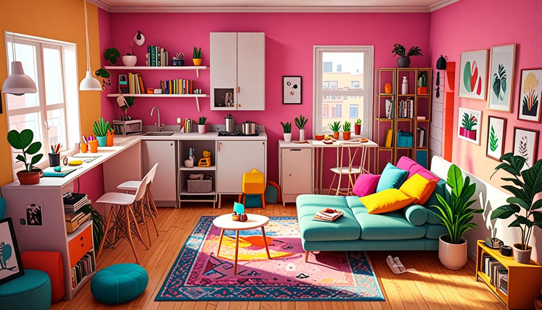 Decorate Small Apartments with Fewer Items Smart Tips  Ideas